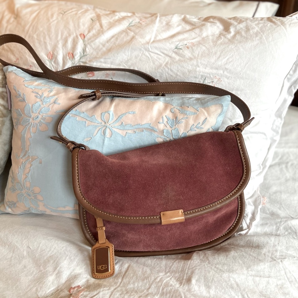 UGG Mauve Suede Pocketbook